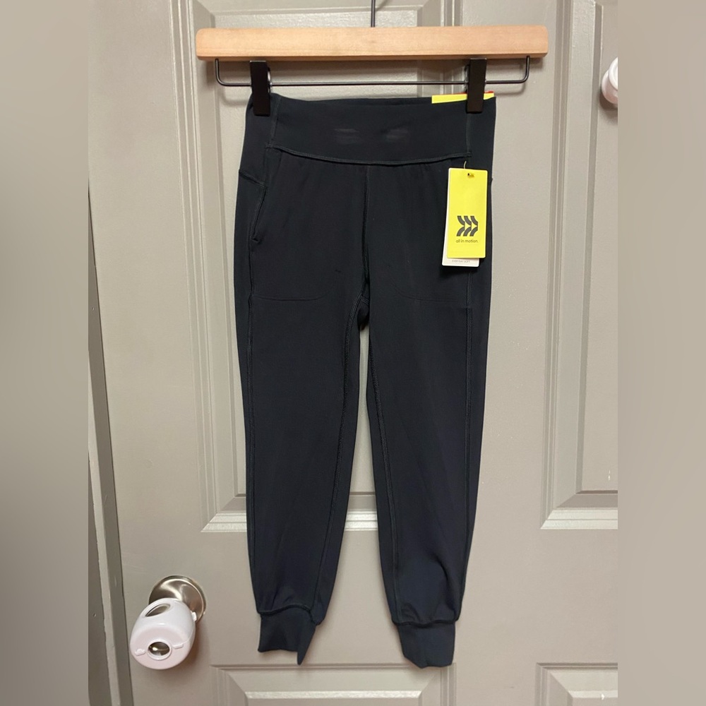 NWT Girls’ All in Motion Soft Joggers - Size XS